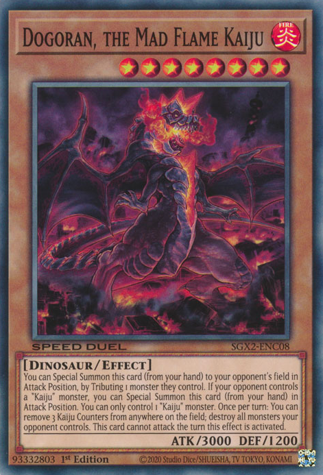 Dogoran, the Mad Flame Kaiju [SGX2-ENC08] Common | Odin's Place