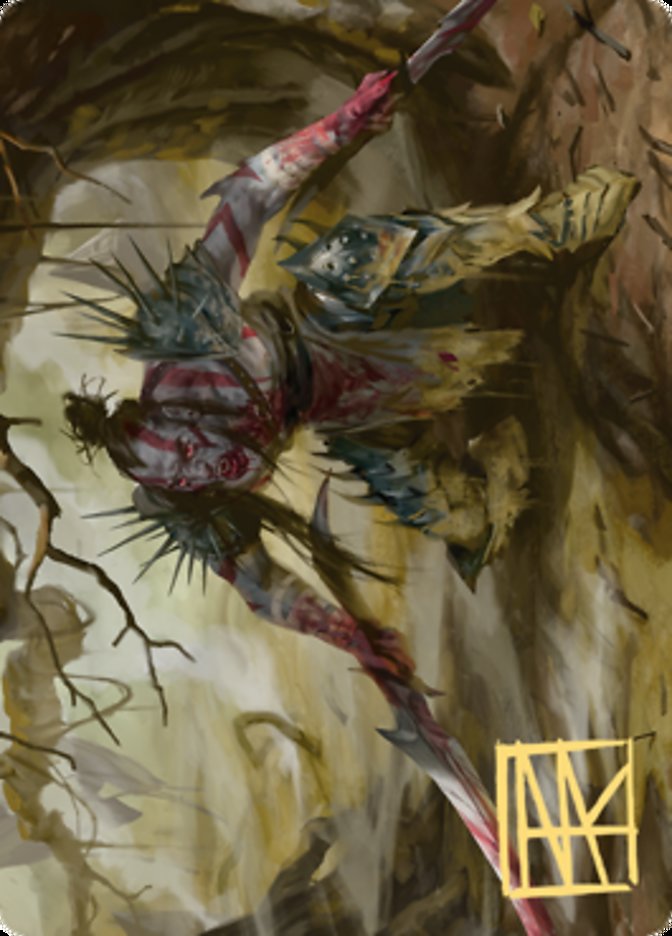 Highborn Vampire Art Card (Gold-Stamped Signature) [Zendikar Rising Art Series] | Odin's Place