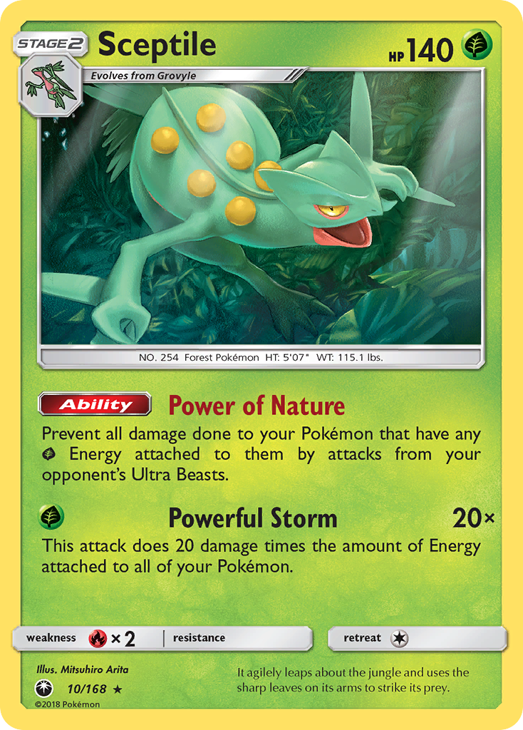 Sceptile (10/168) [Sun & Moon: Celestial Storm] | Odin's Place