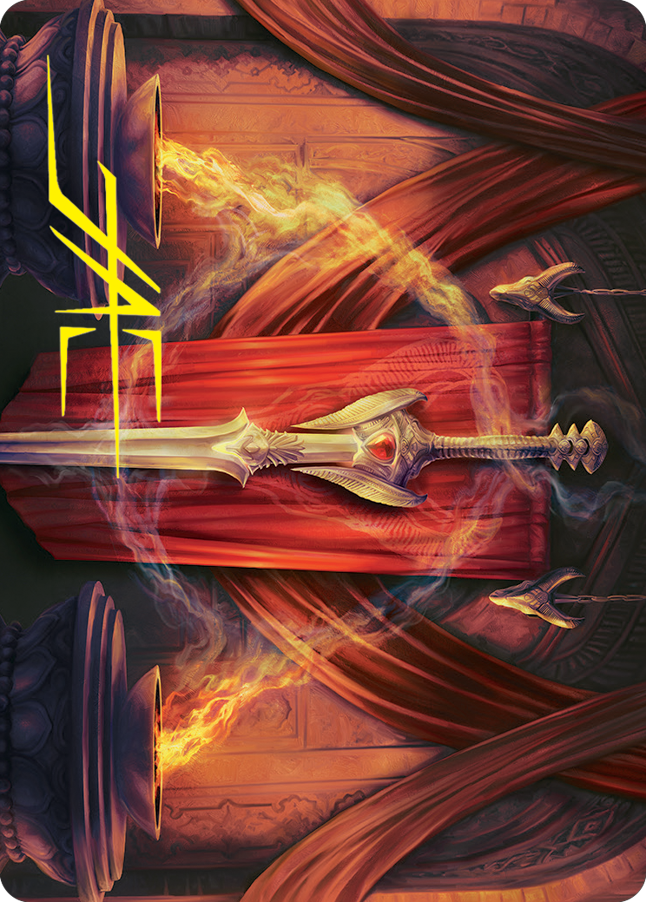 Ramosian Greatsword Art Card (Gold-Stamped Signature) [March of the Machine Art Series] | Odin's Place