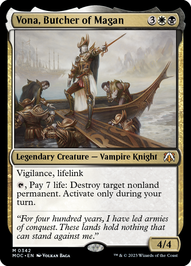 Vona, Butcher of Magan [March of the Machine Commander] | Odin's Place