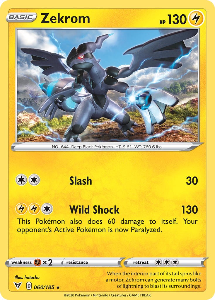 Zekrom (060/185) (Cosmos Holo) [Sword & Shield: Black Star Promos] | Odin's Place