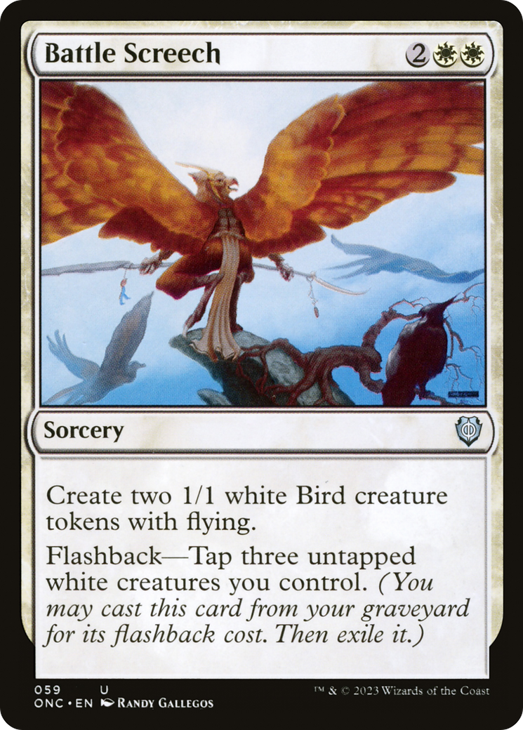 Battle Screech [Phyrexia: All Will Be One Commander] | Odin's Place