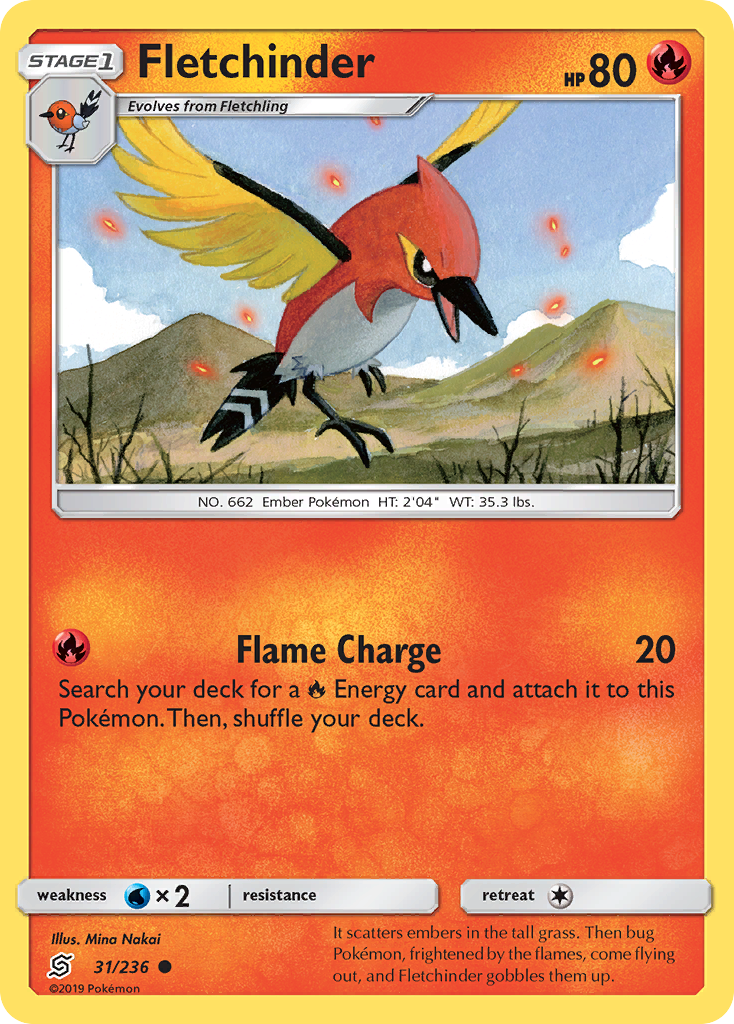 Fletchinder (31/236) [Sun & Moon: Unified Minds] | Odin's Place