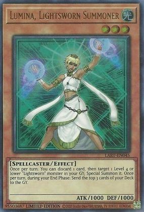 Lumina, Lightsworn Summoner [LART-EN045] Ultra Rare | Odin's Place