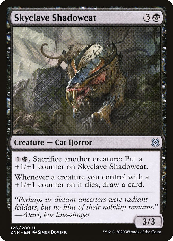 Skyclave Shadowcat [Zendikar Rising] | Odin's Place