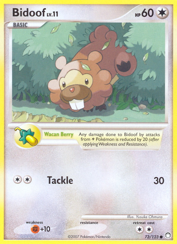 Bidoof (73/123) [Diamond & Pearl: Mysterious Treasures] | Odin's Place