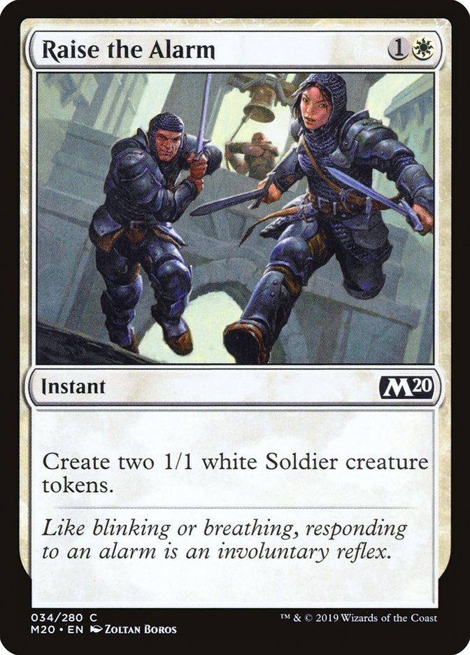 Raise the Alarm [Core Set 2020] | Odin's Place