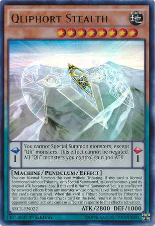 Qliphort Stealth [SECE-EN022] Ultra Rare | Odin's Place
