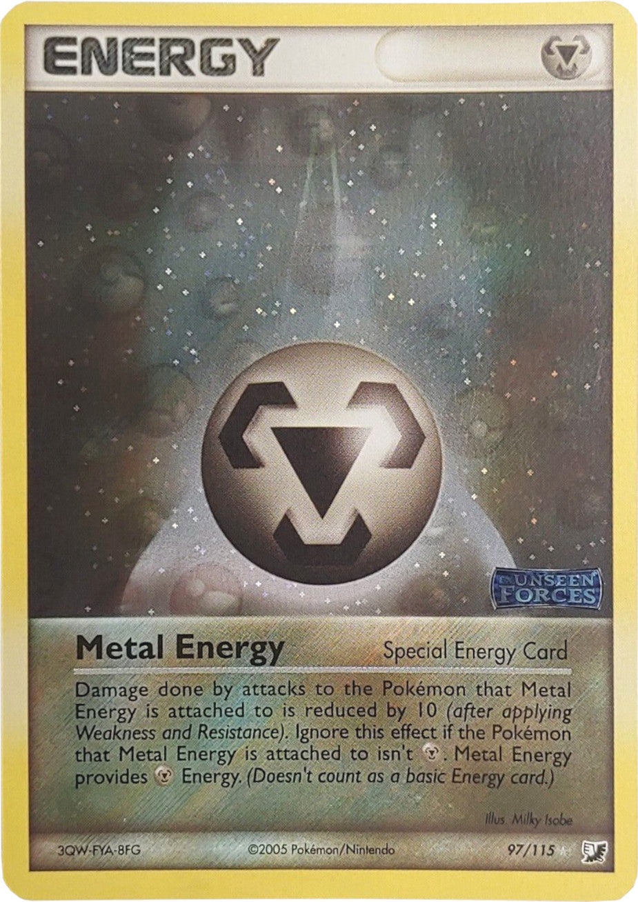 Metal Energy (97/115) (Stamped) [EX: Unseen Forces] | Odin's Place