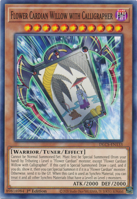Flower Cardian Willow with Calligrapher [DLCS-EN133] Common | Odin's Place