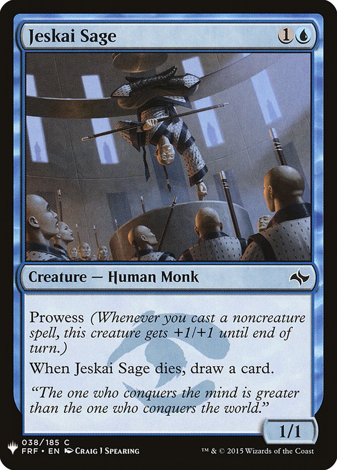 Jeskai Sage [Mystery Booster] | Odin's Place