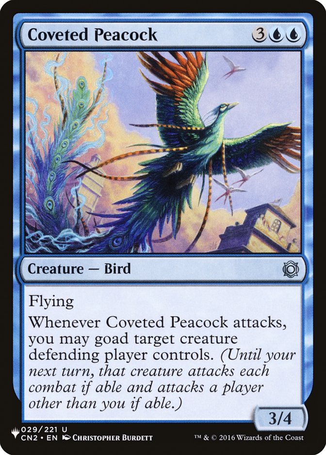 Coveted Peacock [The List] | Odin's Place