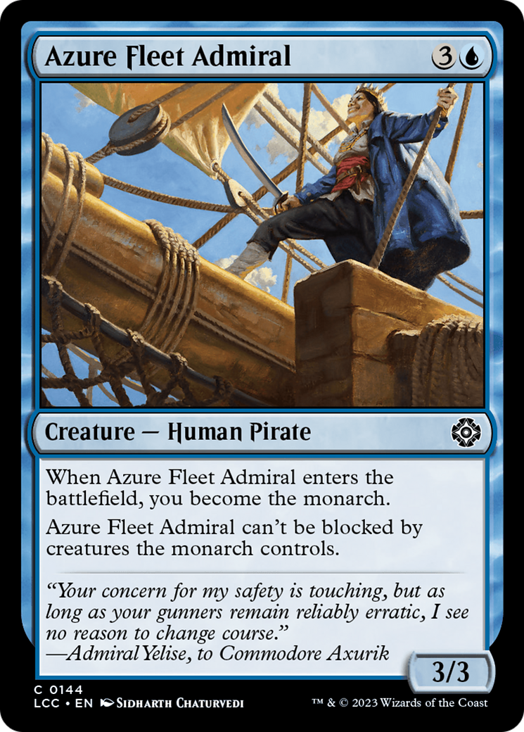Azure Fleet Admiral [The Lost Caverns of Ixalan Commander] | Odin's Place
