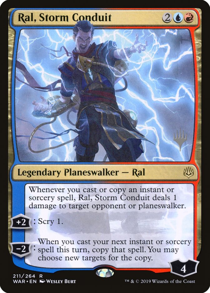 Ral, Storm Conduit (Promo Pack) [War of the Spark Promos] | Odin's Place