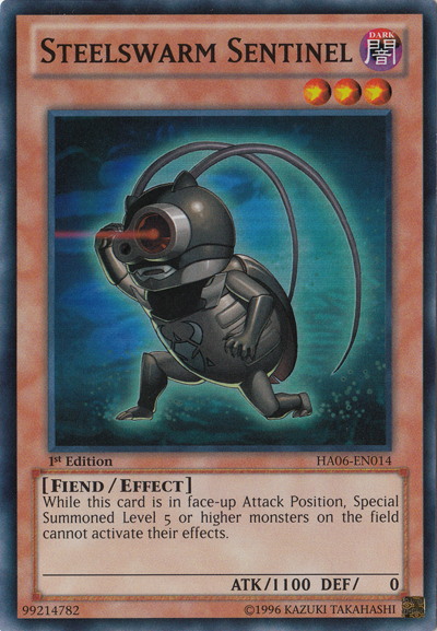Steelswarm Sentinel [HA06-EN014] Super Rare | Odin's Place