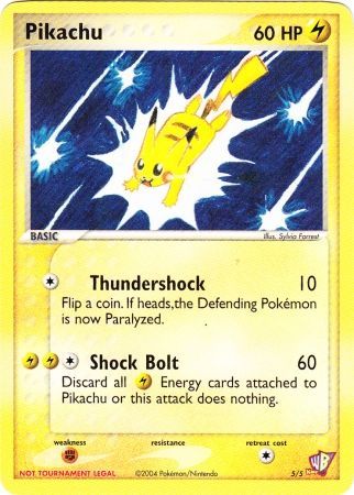 Pikachu (5/5) [Kids WB Promos] | Odin's Place