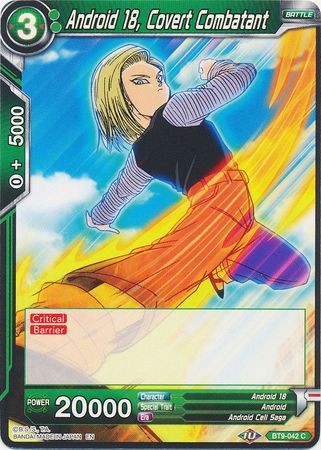Android 18, Covert Combatant (BT9-042) [Universal Onslaught] | Odin's Place