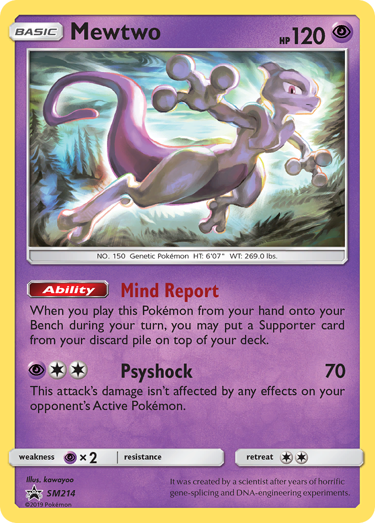 Mewtwo (SM214) [Sun & Moon: Black Star Promos] | Odin's Place