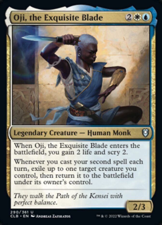 Oji, the Exquisite Blade [Commander Legends: Battle for Baldur's Gate] | Odin's Place
