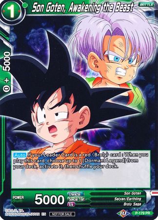 Son Goten, Awakening the Beast (P-179) [Promotion Cards] | Odin's Place
