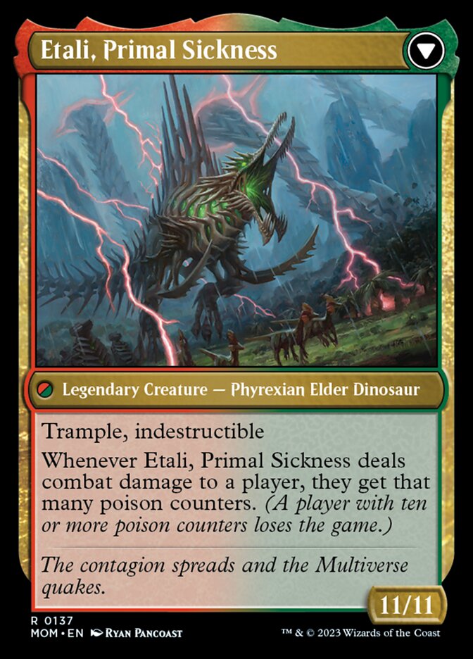 Etali, Primal Conqueror // Etali, Primal Sickness [March of the Machine] | Odin's Place