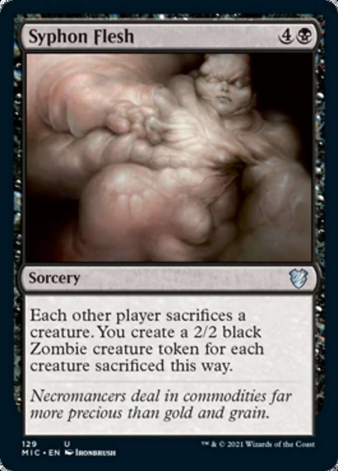 Syphon Flesh [Innistrad: Midnight Hunt Commander] | Odin's Place