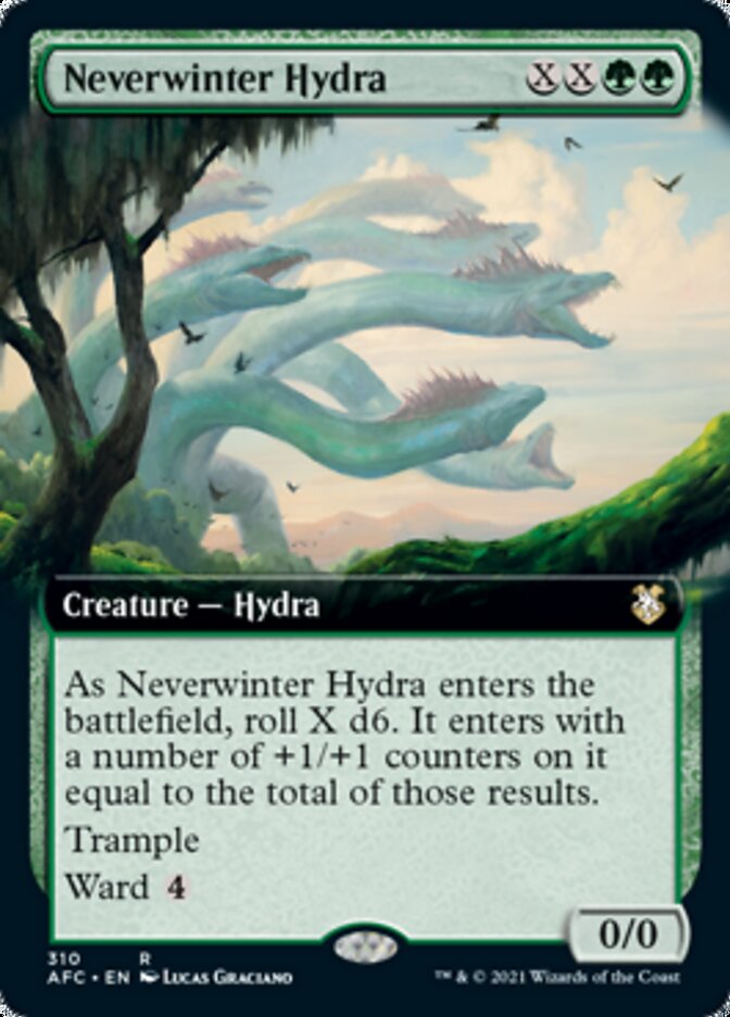 Neverwinter Hydra (Extended Art) [Dungeons & Dragons: Adventures in the Forgotten Realms Commander] | Odin's Place