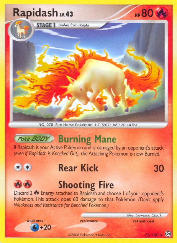 Rapidash (22/100) [Diamond & Pearl: Stormfront] | Odin's Place