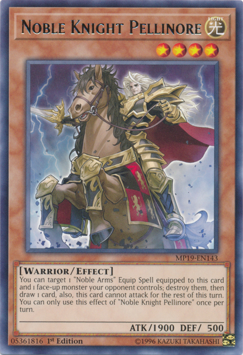 Noble Knight Pellinore [MP19-EN143] Rare | Odin's Place