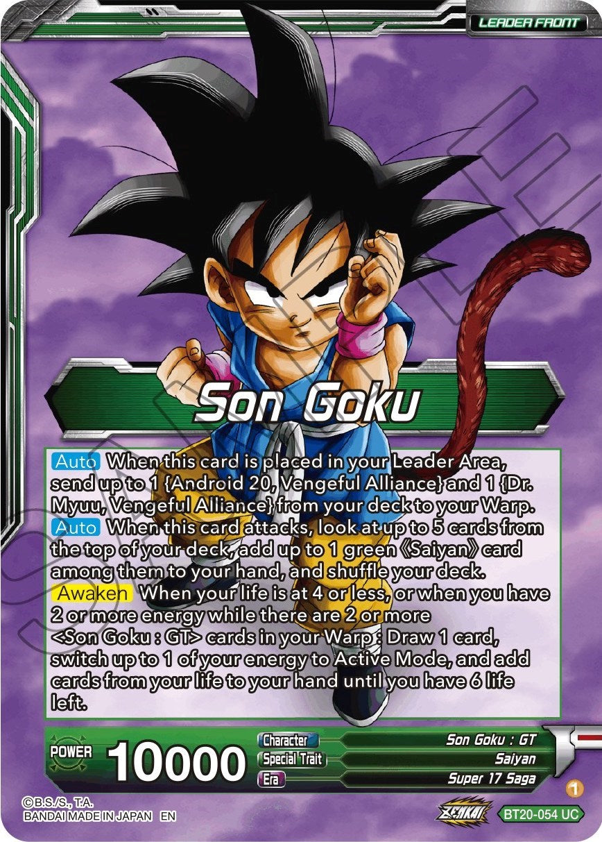 Son Goku // SS4 Son Goku, Betting It All (BT20-054) [Power Absorbed] | Odin's Place