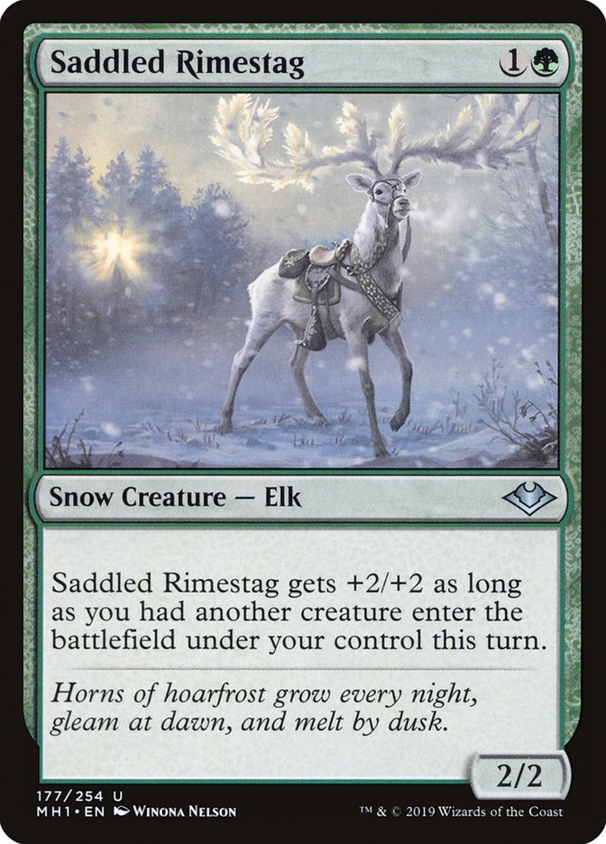 Saddled Rimestag (177) [Modern Horizons] | Odin's Place
