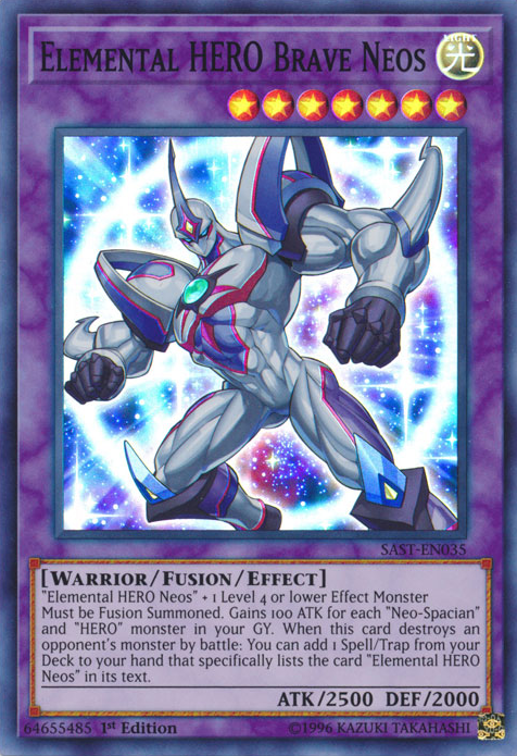 Elemental HERO Brave Neos [SAST-EN035] Super Rare | Odin's Place
