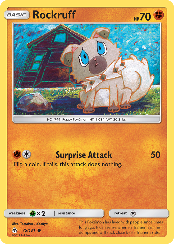 Rockruff (75/131) [Sun & Moon: Forbidden Light] | Odin's Place