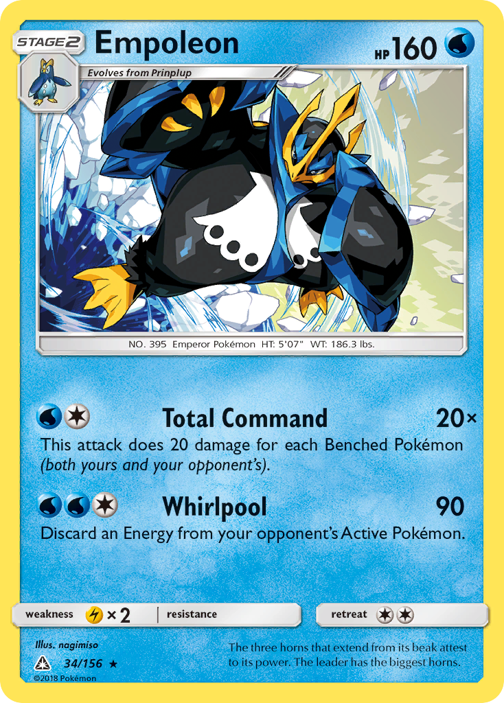 Empoleon (34/156) [Sun & Moon: Ultra Prism] | Odin's Place