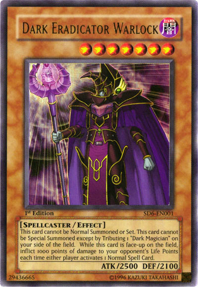 Dark Eradicator Warlock [SD6-EN001] Ultra Rare | Odin's Place