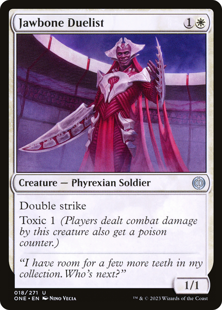 Jawbone Duelist [Phyrexia: All Will Be One] | Odin's Place