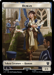 Human (04) // Human Soldier (01) Double-Sided Token [The Lord of the Rings: Tales of Middle-Earth Commander Tokens] | Odin's Place