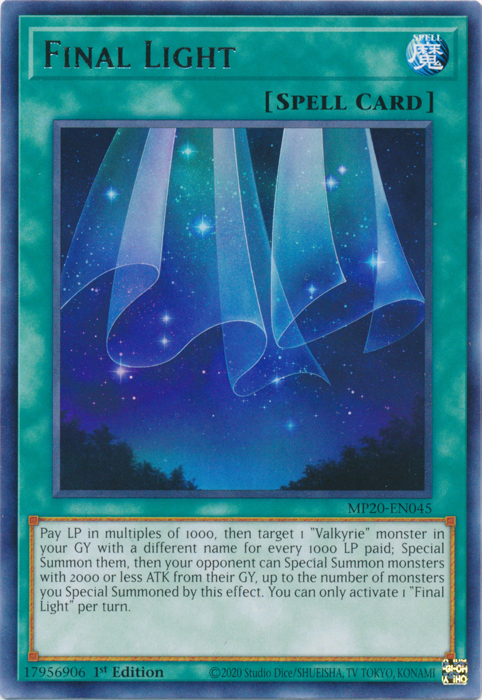 Final Light [MP20-EN045] Rare | Odin's Place