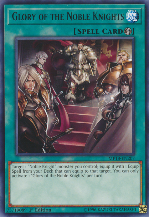 Glory of the Noble Knights [MP18-EN207] Rare | Odin's Place