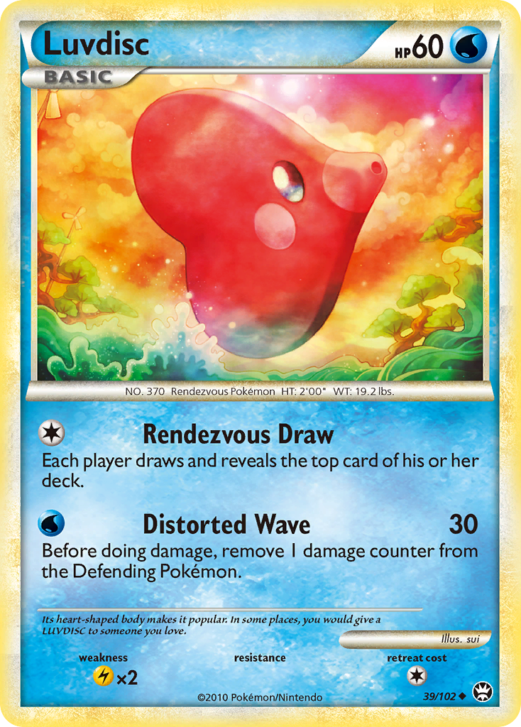 Luvdisc (39/102) [HeartGold & SoulSilver: Triumphant] | Odin's Place