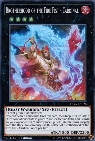 Brotherhood of the Fire Fist - Cardinal [FIGA-EN026] Super Rare | Odin's Place