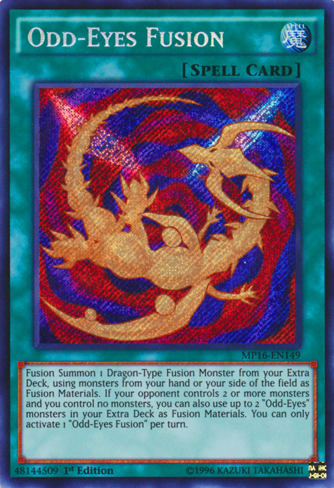 Odd-Eyes Fusion [MP16-EN149] Secret Rare | Odin's Place