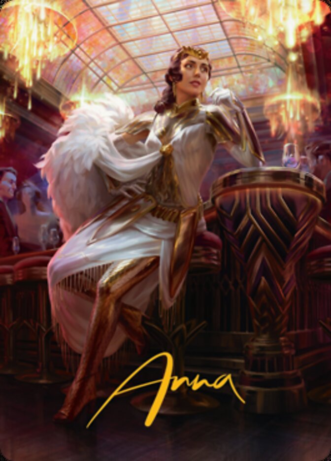 Elspeth Resplendent 1 Art Card (Gold-Stamped Signature) [Streets of New Capenna Art Series] | Odin's Place
