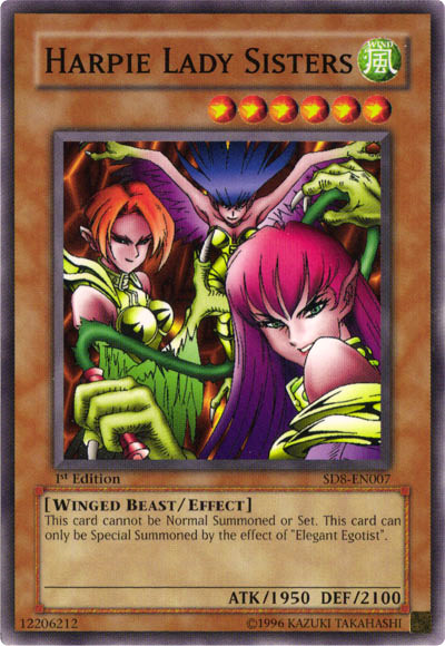 Harpie Lady Sisters [SD8-EN007] Common | Odin's Place
