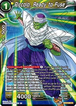 Piccolo, Ready to Fuse (BT17-091) [Ultimate Squad] | Odin's Place