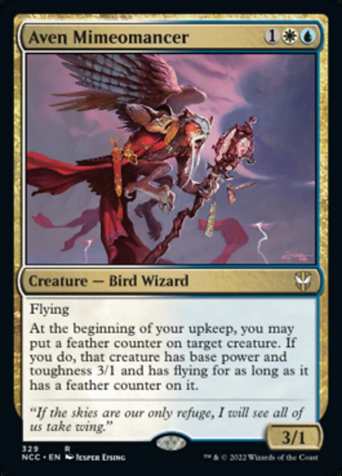 Aven Mimeomancer [Streets of New Capenna Commander] | Odin's Place