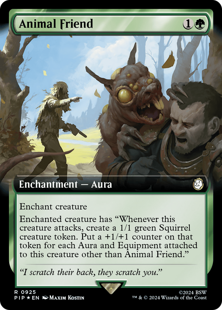 Animal Friend (Extended Art) (Surge Foil) [Fallout] | Odin's Place