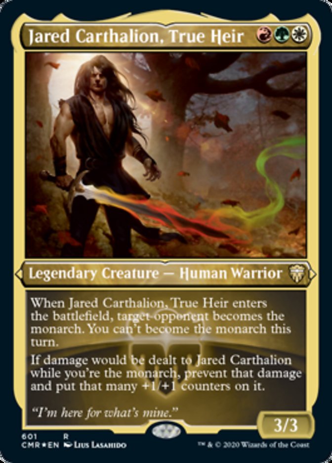 Jared Carthalion, True Heir (Etched) [Commander Legends] | Odin's Place