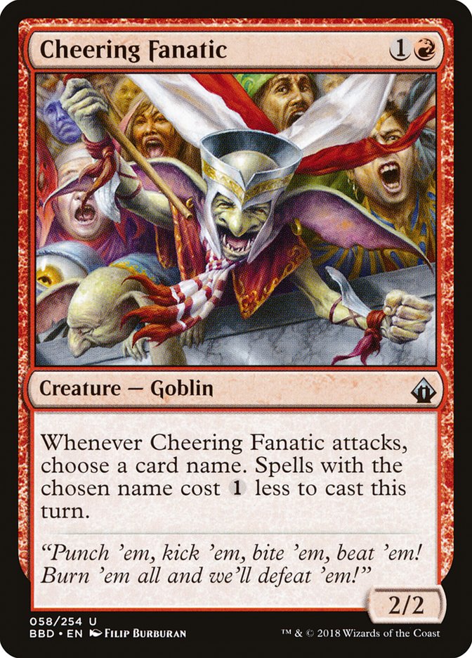 Cheering Fanatic (58) [Battlebond] | Odin's Place